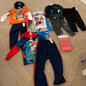 Boys clothes size: 3T & 4. All New.